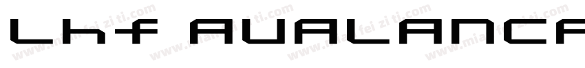 LHF AUALANCAIE字体转换